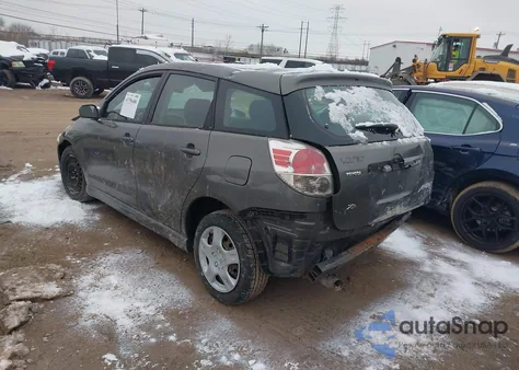 2008 Toyota Matrix Xr из США, поврежденный, VIN 2T1KR32E48C703613